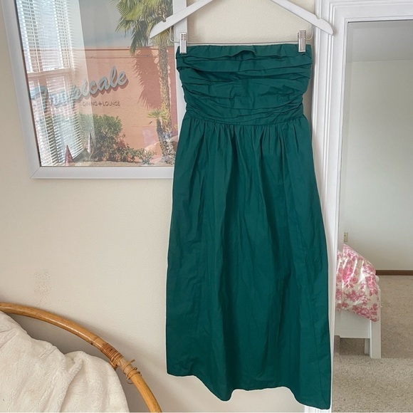 Abercrombie & Fitch Green Midi Dress - Picture 2 of 4